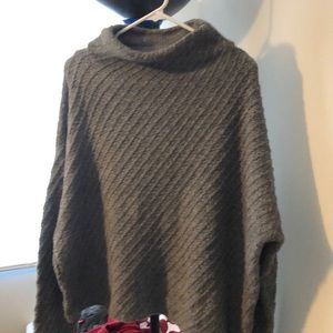 Prologue gray mock neck sweater